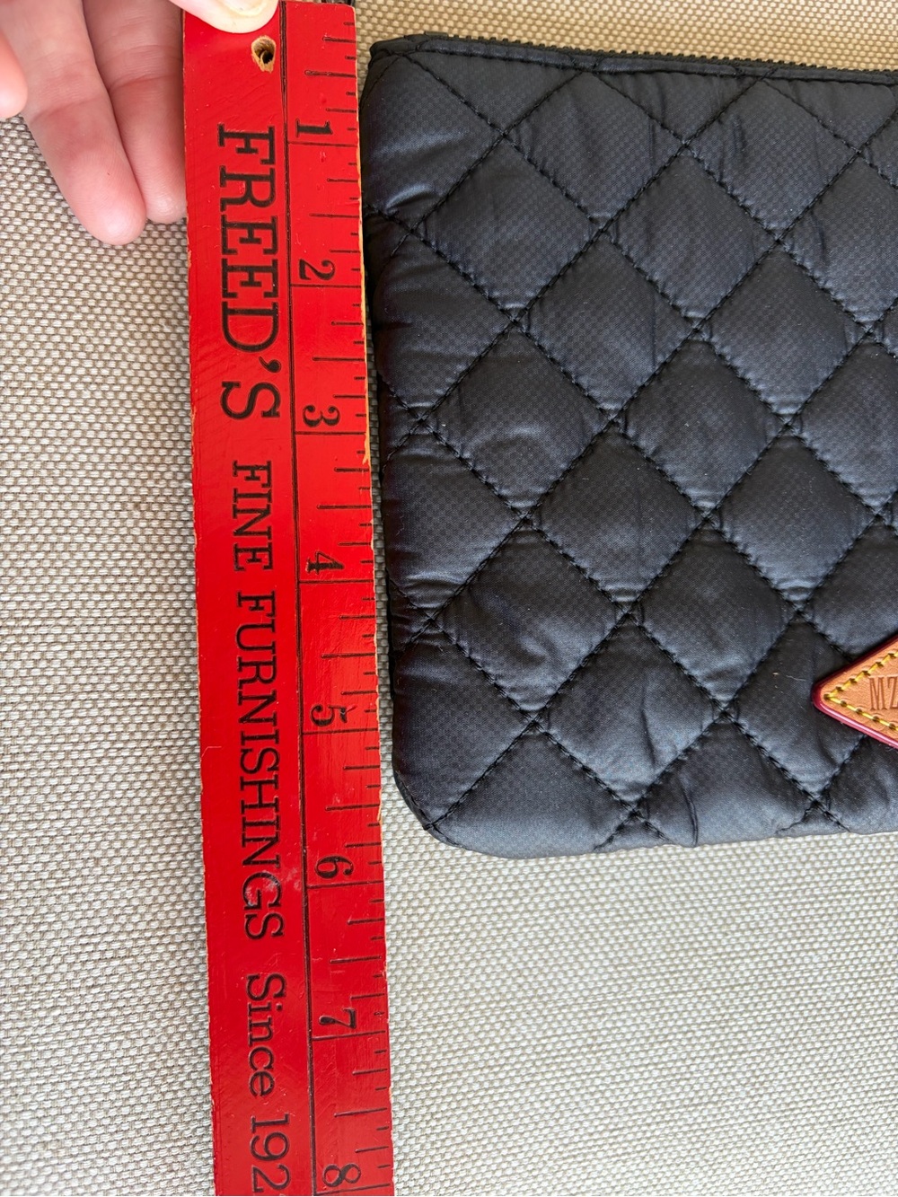 MZ Wallace Black Quilted Crossbody with Chain Strap Zip closure lightweight - Picture 14 of 16